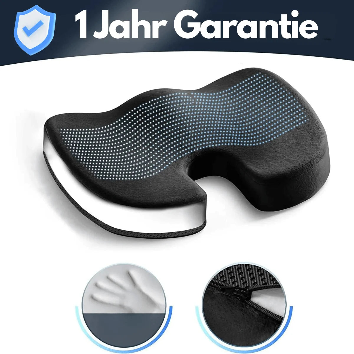 revitalCare orthopädisches 4D Sitzkissen