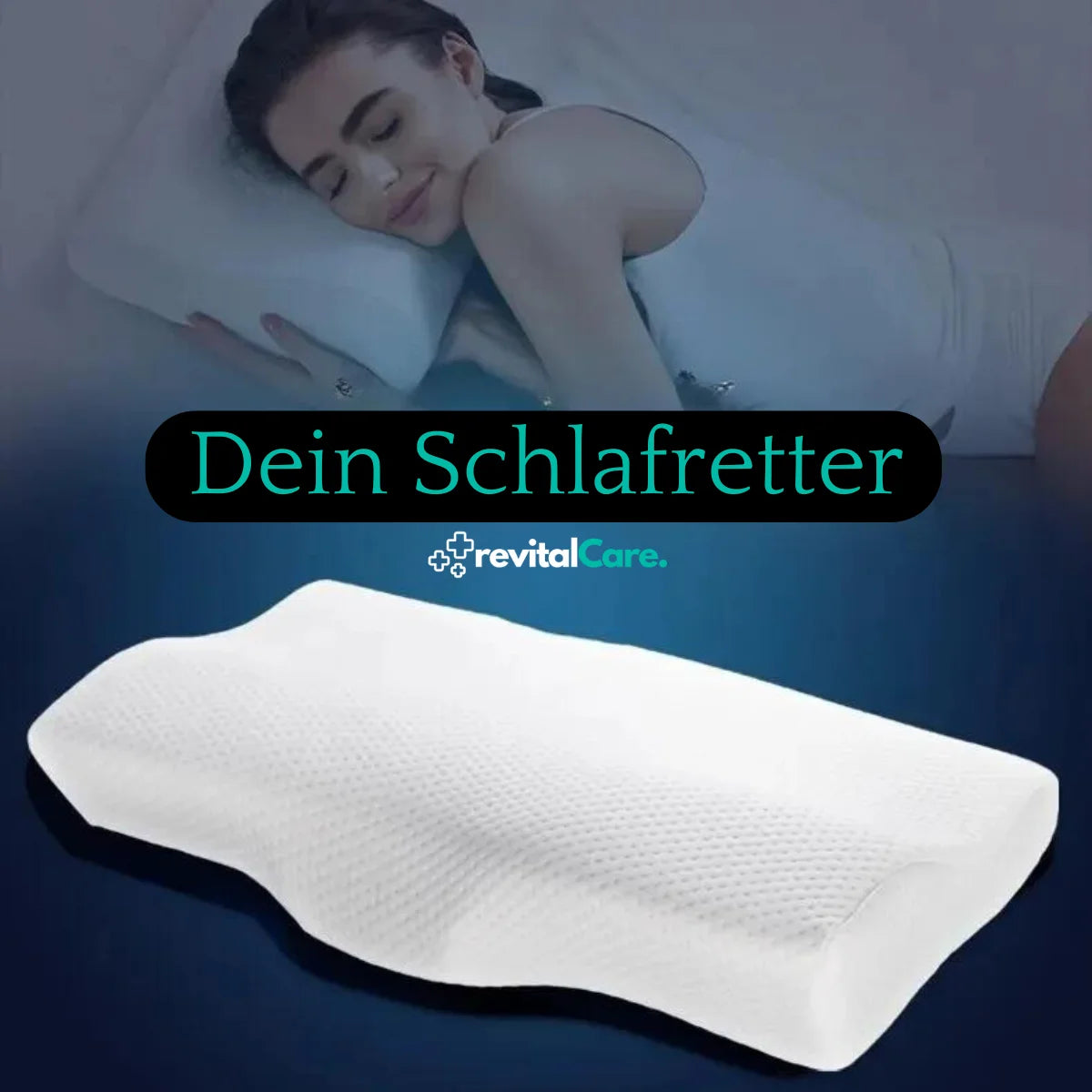 revitalCare orthopädisches Schlafkissen - Gesunder Schlaf für mehr Lebensqualität