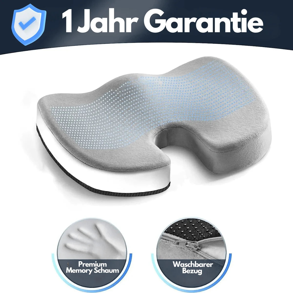 revitalCare orthopädisches 4D Sitzkissen
