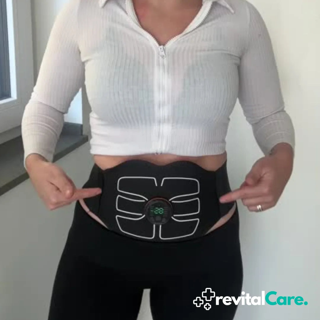 revitalCare EMS-Bauchtrainer - Effektiver Muskelaufbau & Fettverbrennung für einen straffen Bauch