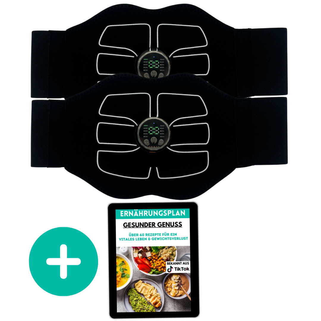 revitalCare EMS-Bauchtrainer - Effektiver Muskelaufbau & Fettverbrennung für einen straffen Bauch